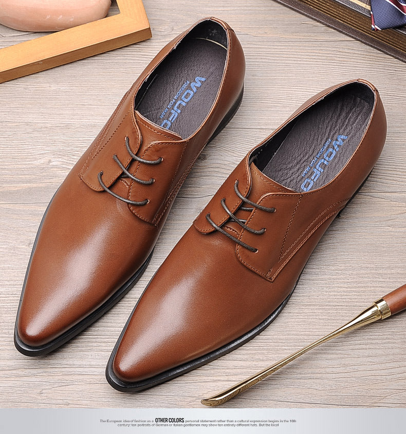 Men's Pointed Korean Business Suit European Version Sneakers