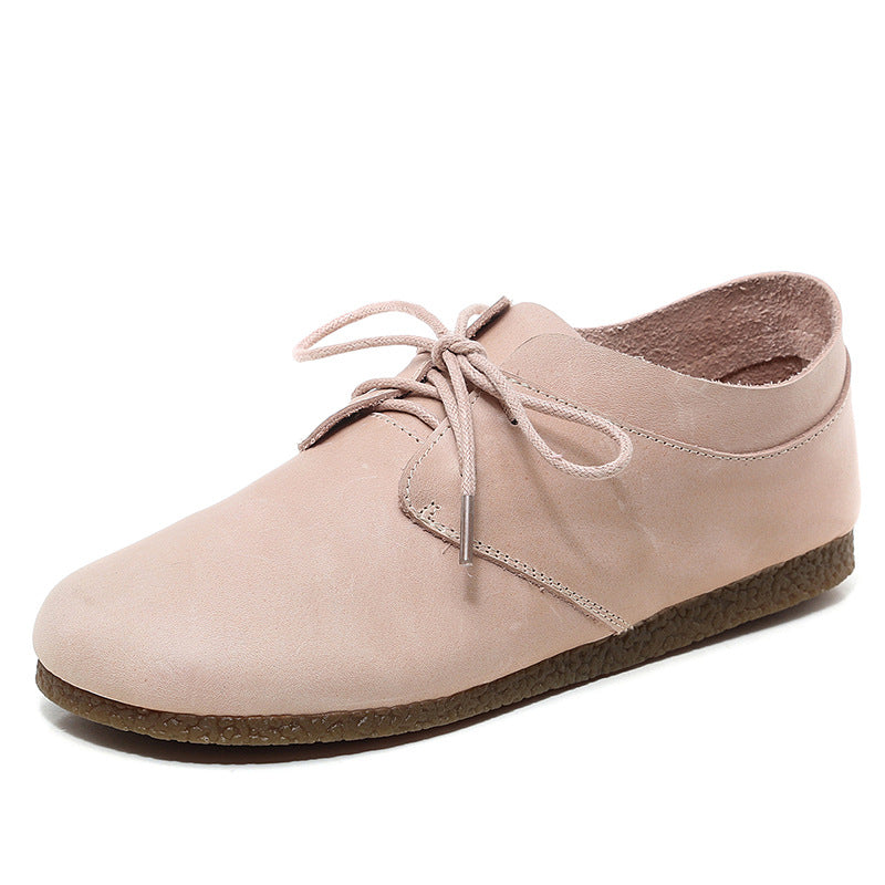 Women's Spring Art Retro Mori Genuine Cotton Casual Shoes