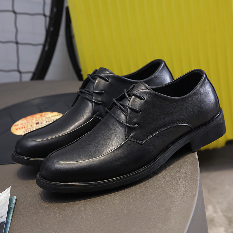Men's Autumn Business Formal Fashion Round Toe Leather Shoes