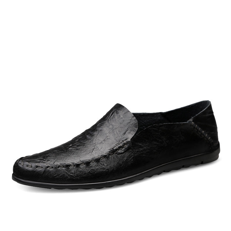 Men's Plus Size Genuine Doug Fashion Slip-on Casual Shoes