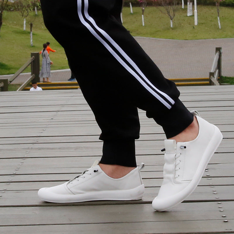 Men's Cool Creative White Korean Fashion Casual Shoes