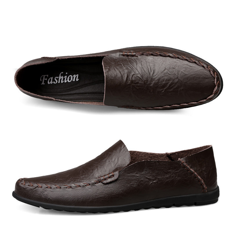 Men's Plus Size Genuine Doug Fashion Slip-on Casual Shoes