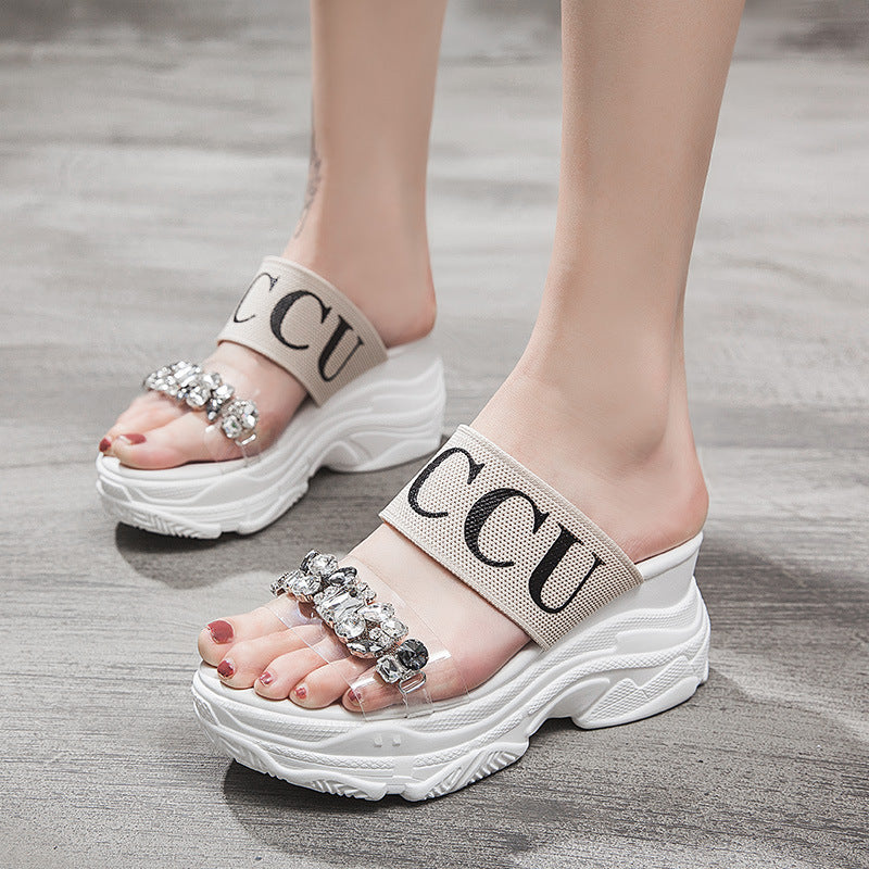 Women's Fashion French Style Summer Outdoor Height Sandals