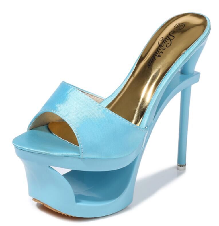 Women's Diamond Chiffon Floral Decorations Waterproof Platform Sandals