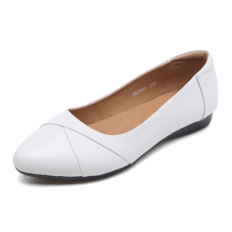 Women's Flat Bottom Soft Authentic Mom Plus Size Casual Shoes