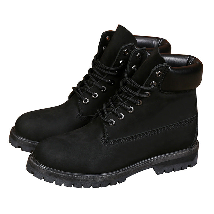 Men's Warm Martin Round Toe Fashion Worker Boots