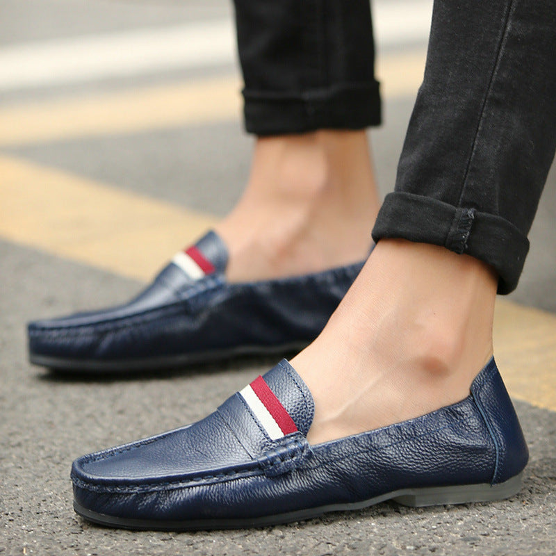 Men's Genuine British Style Fashion Driving Slip-on Casual Shoes