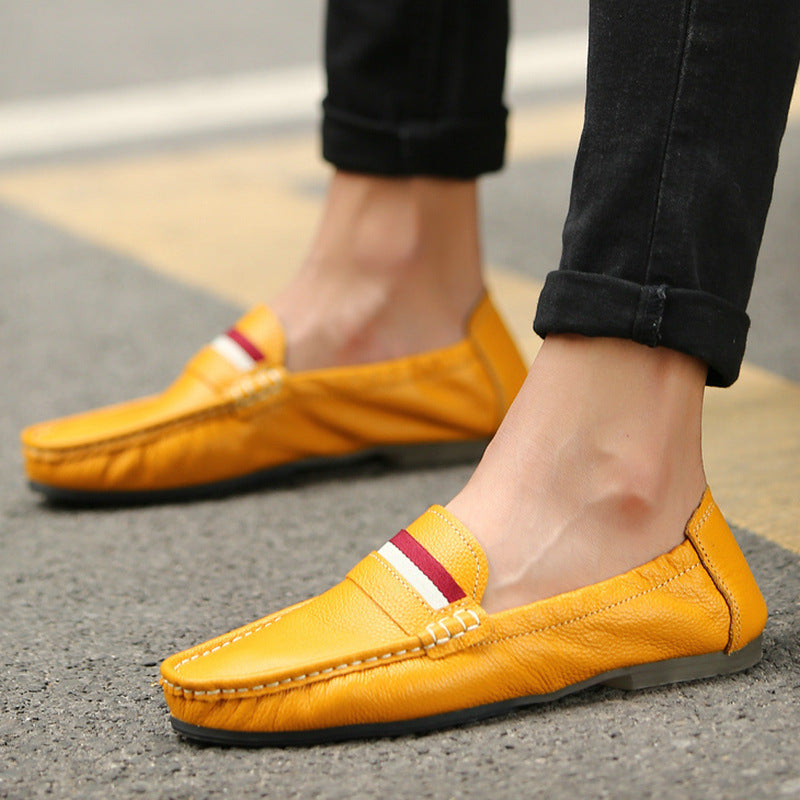 Men's Genuine British Style Fashion Driving Slip-on Casual Shoes