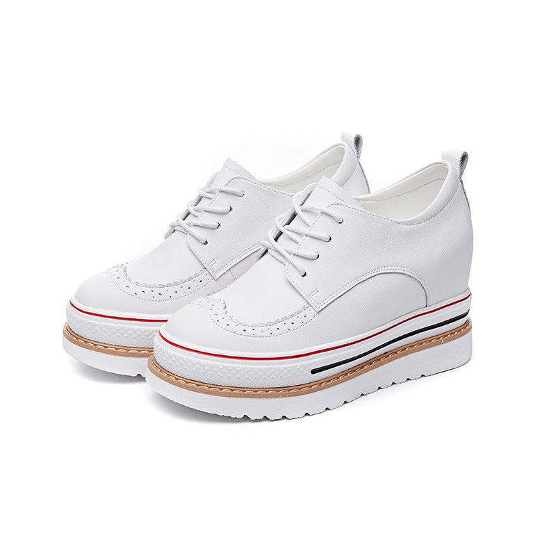 Women's & Men's Increasing Insole Spring Fashion Baroque Wedge Casual Shoes