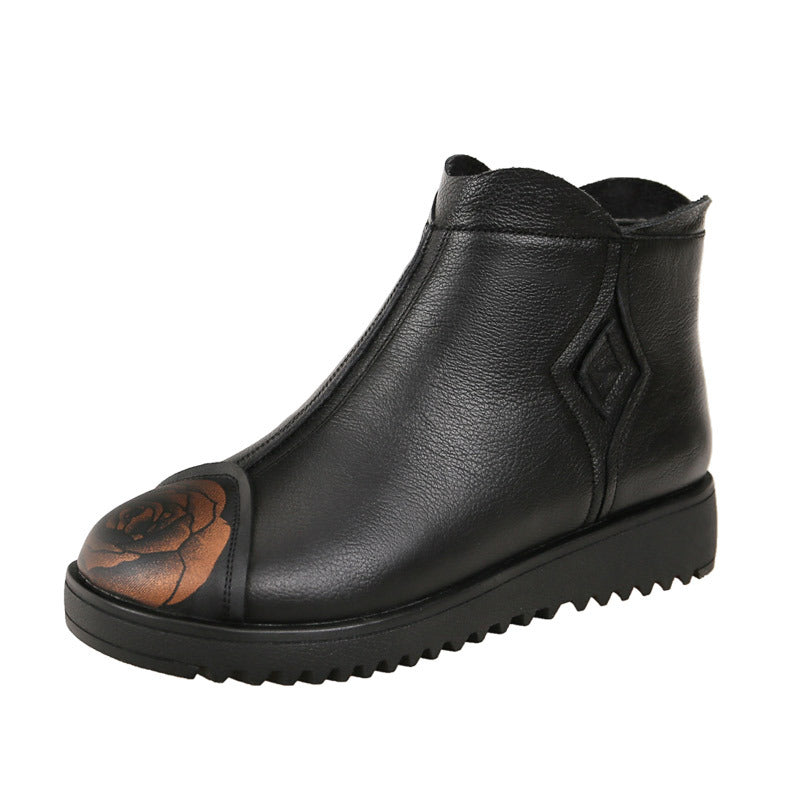 Women's Mother Insulated Female Soft Bottom Warm Keeping Women's Shoes