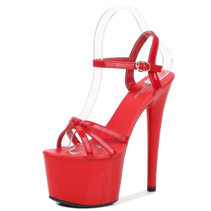 Women's Patent Special High Stiletto Sexy Black Heels