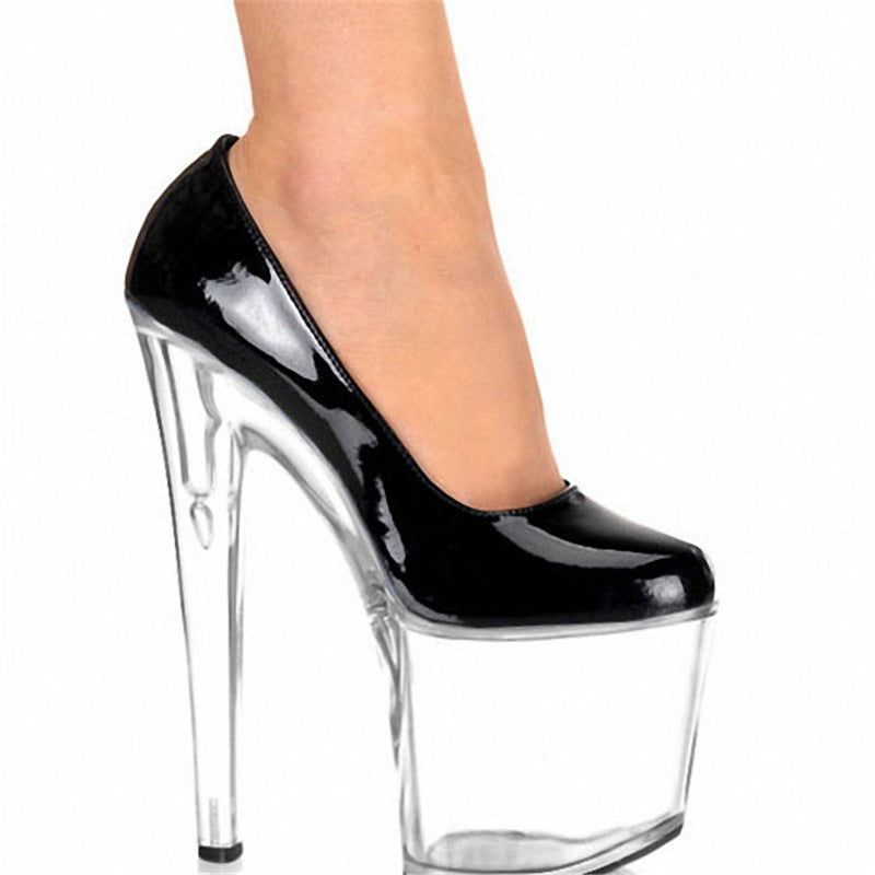 Women's High Platform Spring Professional Patent Stiletto Women's Shoes