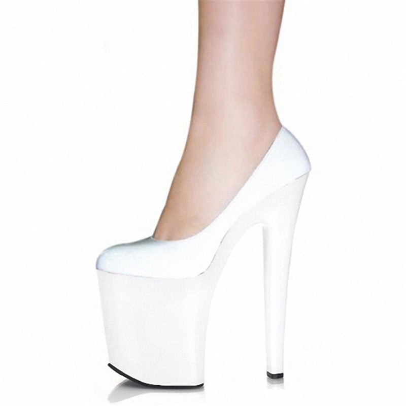 Women's High Platform Spring Professional Patent Stiletto Women's Shoes