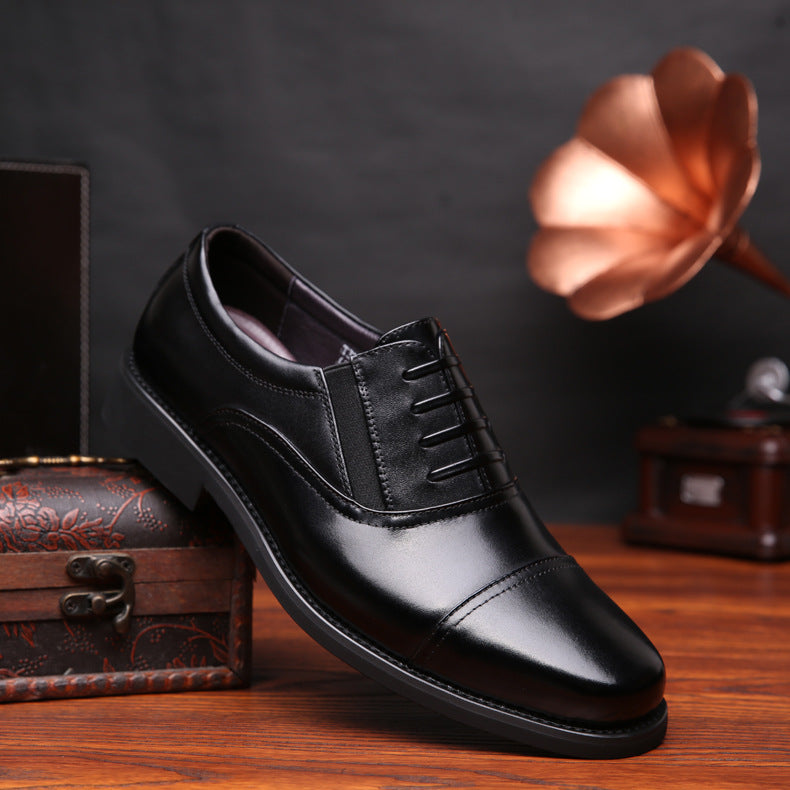 Men's Autumn Genuine Military Formal Business British Leather Shoes