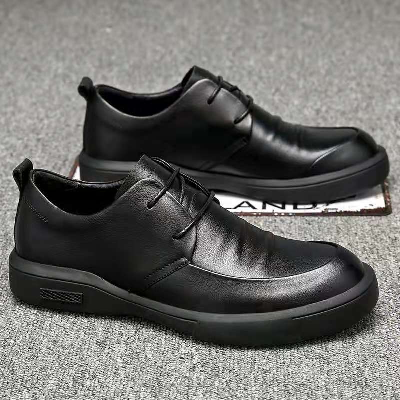 Men's Genuine Winter Fleece-lined Warm Business One Casual Shoes