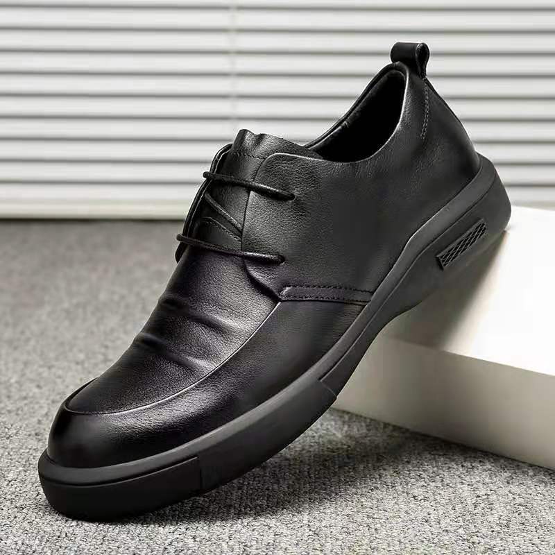Men's Genuine Winter Fleece-lined Warm Business One Casual Shoes