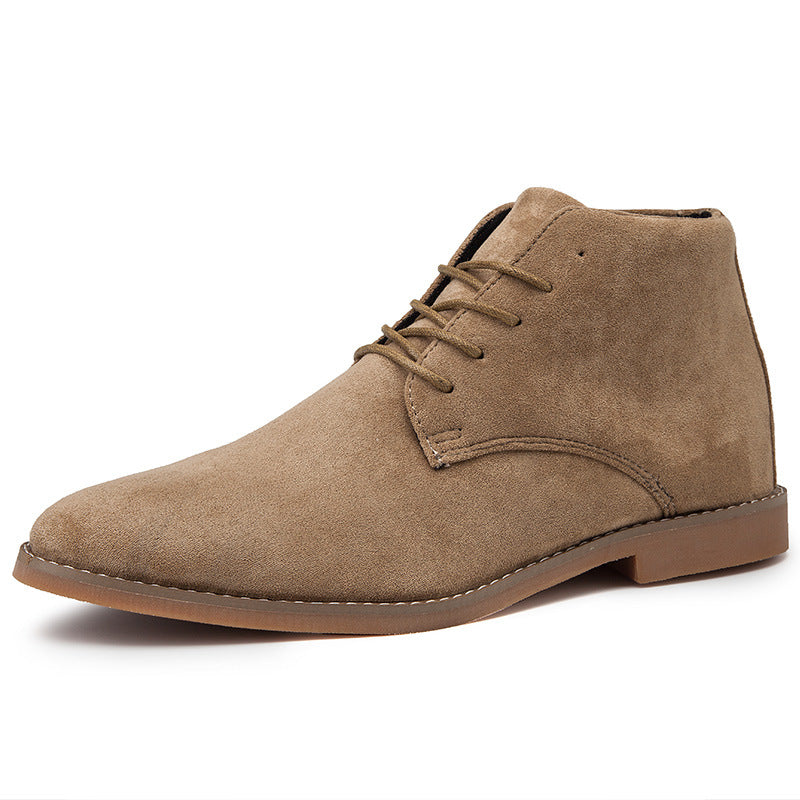 Men's Leisure Martin Suede Pointed Toe Large Casual Shoes