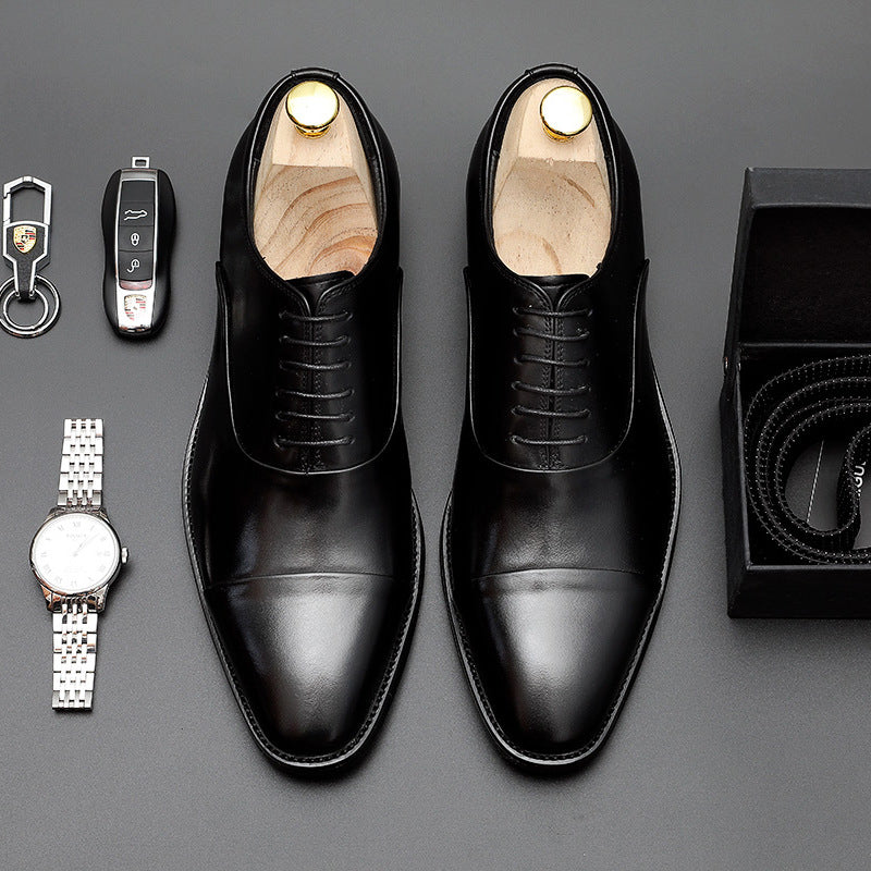 Men's Within Hours Business Formal Wear British Leather Shoes