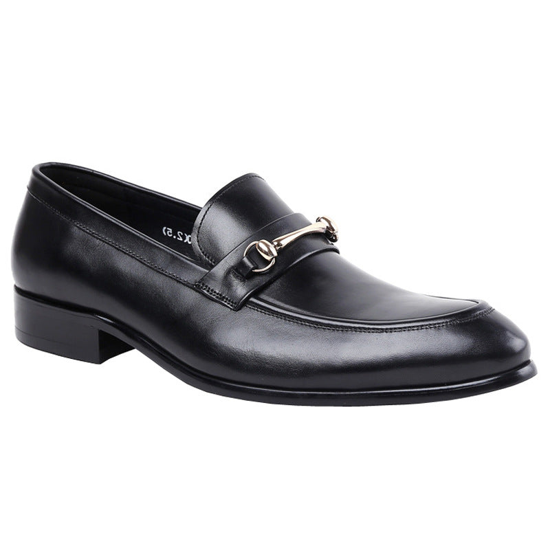 Men's British Trendy Business Slip-on Pumps Korean Casual Shoes