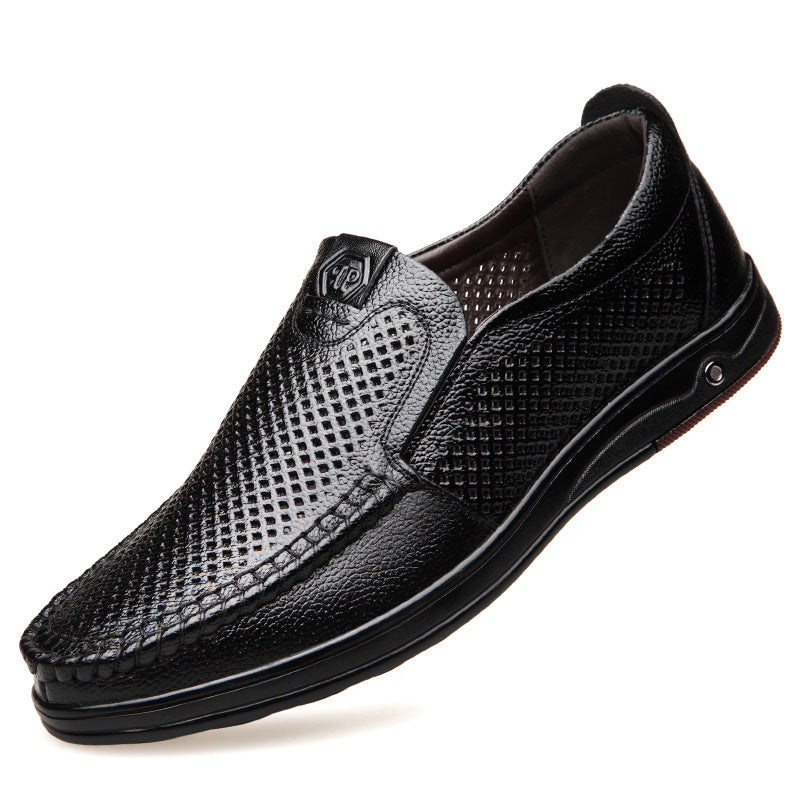 Men's Plus Size Breathable Hollow Dad Business Casual Shoes