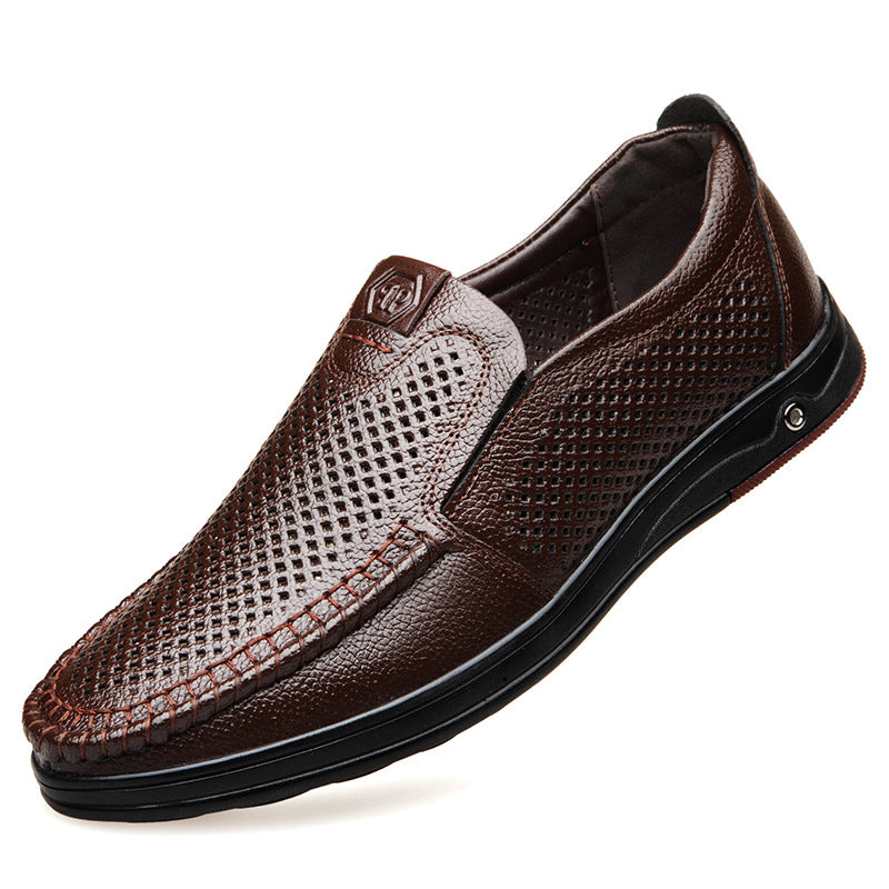 Men's Plus Size Breathable Hollow Dad Business Casual Shoes