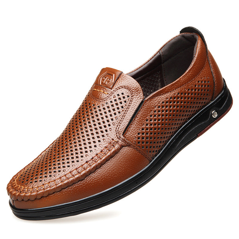Men's Plus Size Breathable Hollow Dad Business Casual Shoes