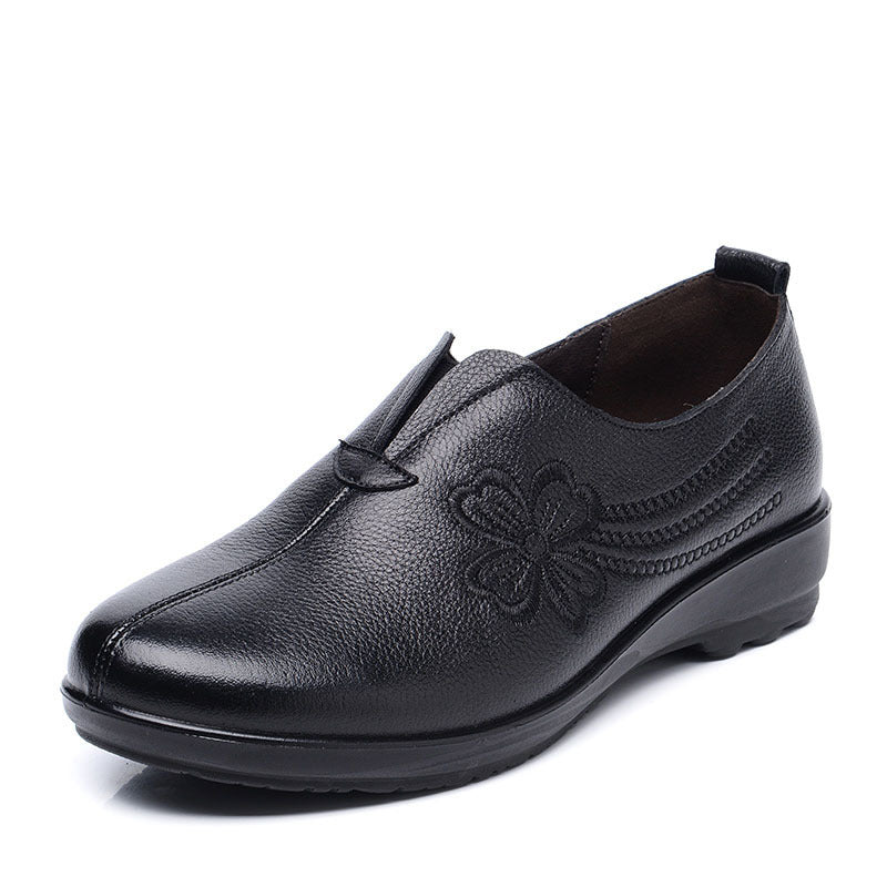 Women's Mom Old Lady Soft Bottom Flats Women's Shoes