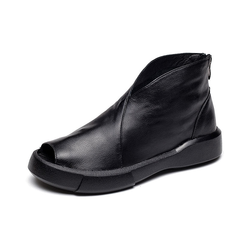 Women's Summer Flat Soft Bottom Open Finger Heels