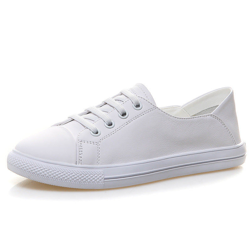 Women's Slip-on Summer Low-cut Authentic White Flat Sneakers