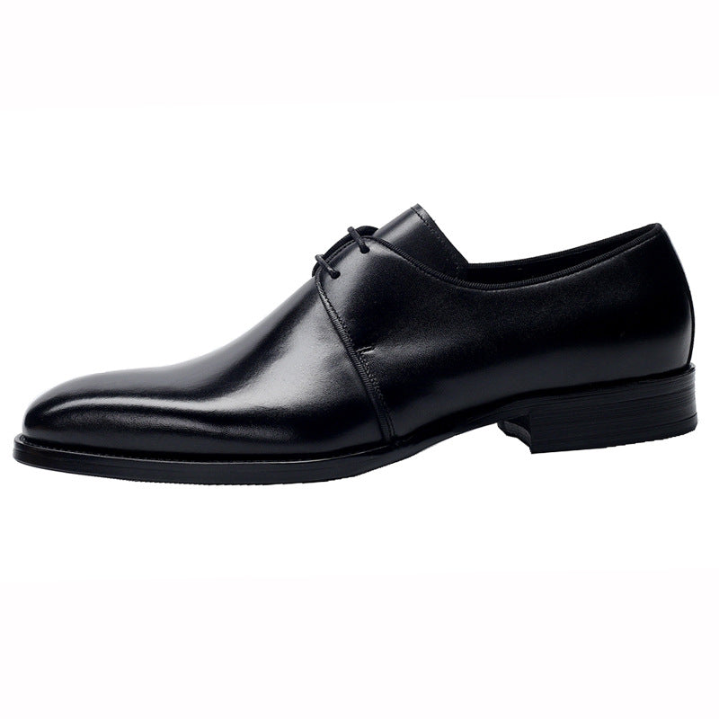 Men's Source Business Formal Derby Cowhide Plus Leather Shoes