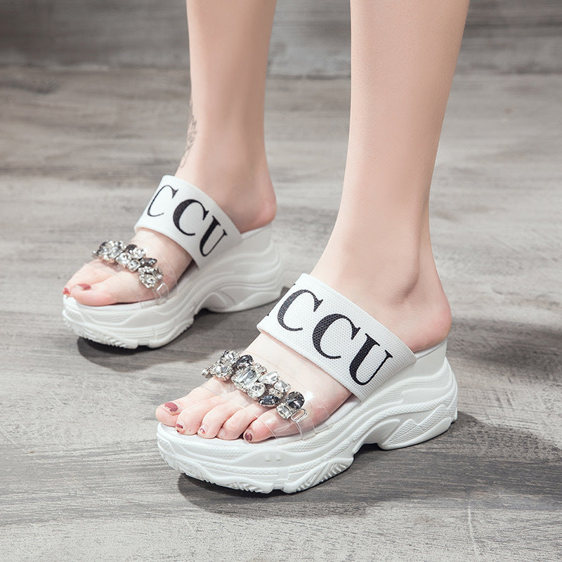 Women's Fashion French Style Summer Outdoor Height Sandals