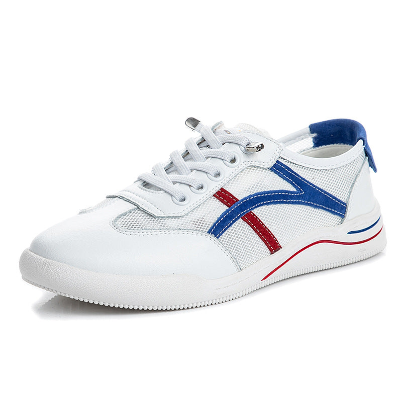 Women's White Summer Breathable Low-cut Versatile Slimming Casual Shoes