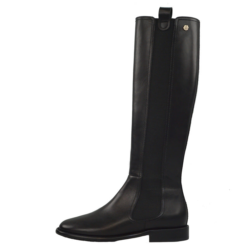 Women's Version Classic Style For Flat Knight Stiletto British Boots