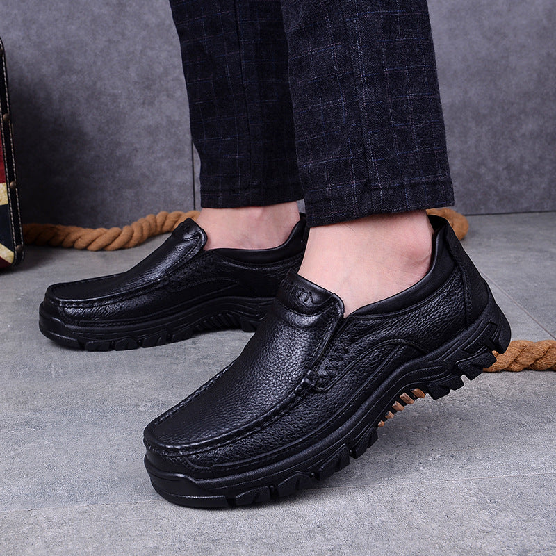 Men's Plus Size Korean British Breathable Casual Shoes