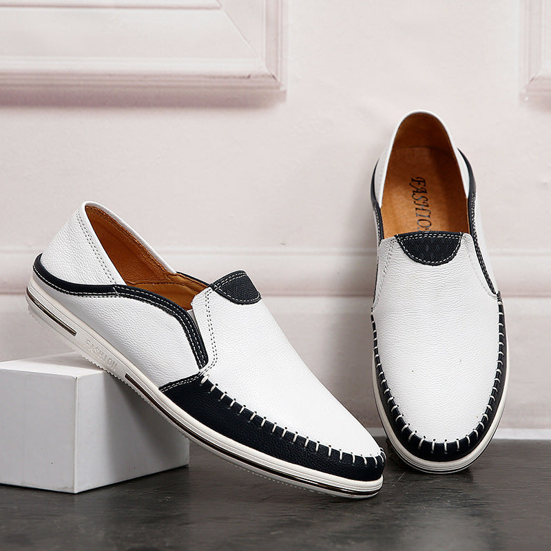 Men's Breathable Hollow Lazy Slip-on Driving Trendy Casual Shoes