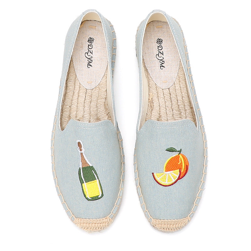 Women's Classic Fashion Slip-on Lazy Platform Pumps Casual Shoes