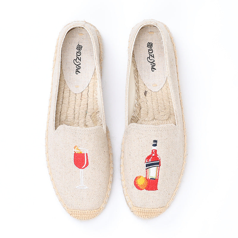 Women's Classic Fashion Slip-on Lazy Platform Pumps Casual Shoes