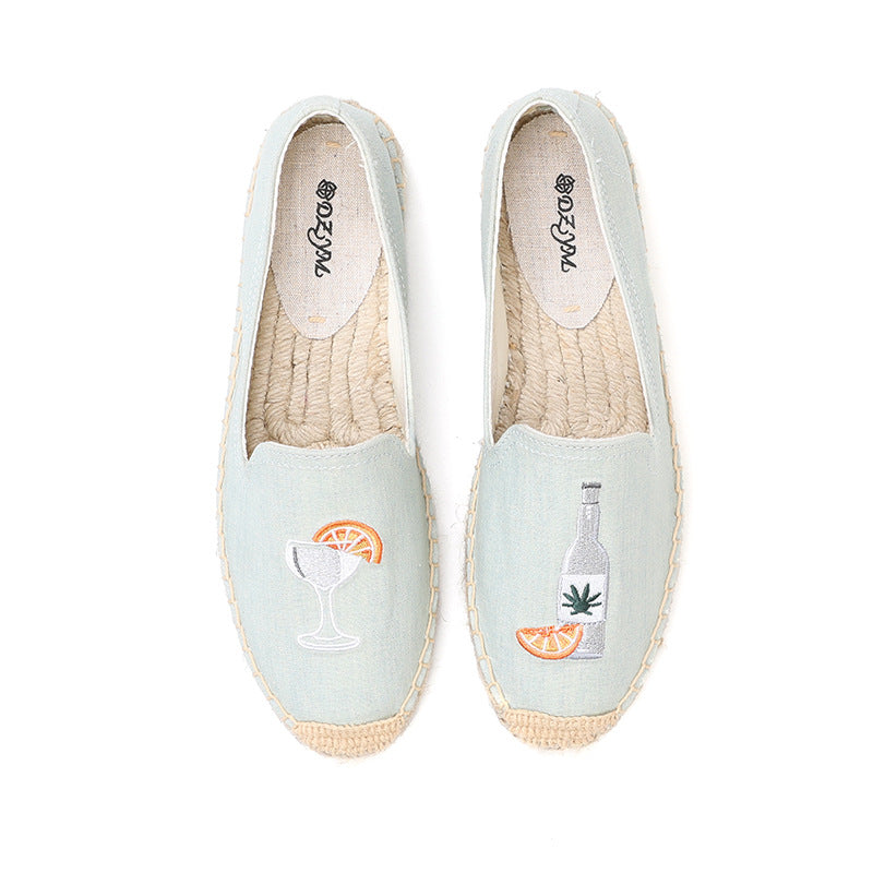 Women's Classic Fashion Slip-on Lazy Platform Pumps Casual Shoes