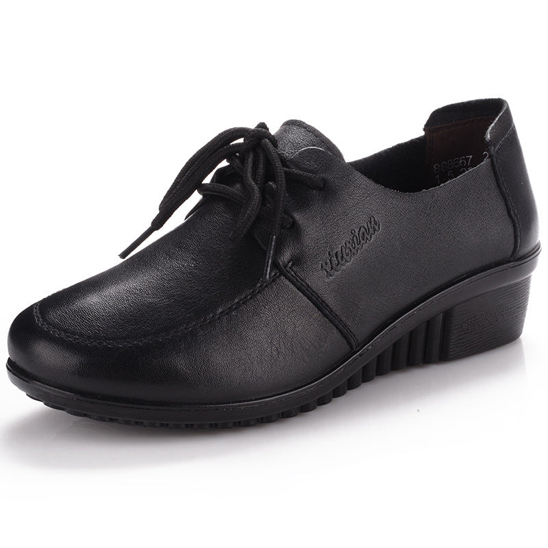 Women's Pumps Wedge Soft Bottom Mom Comfortable Casual Shoes