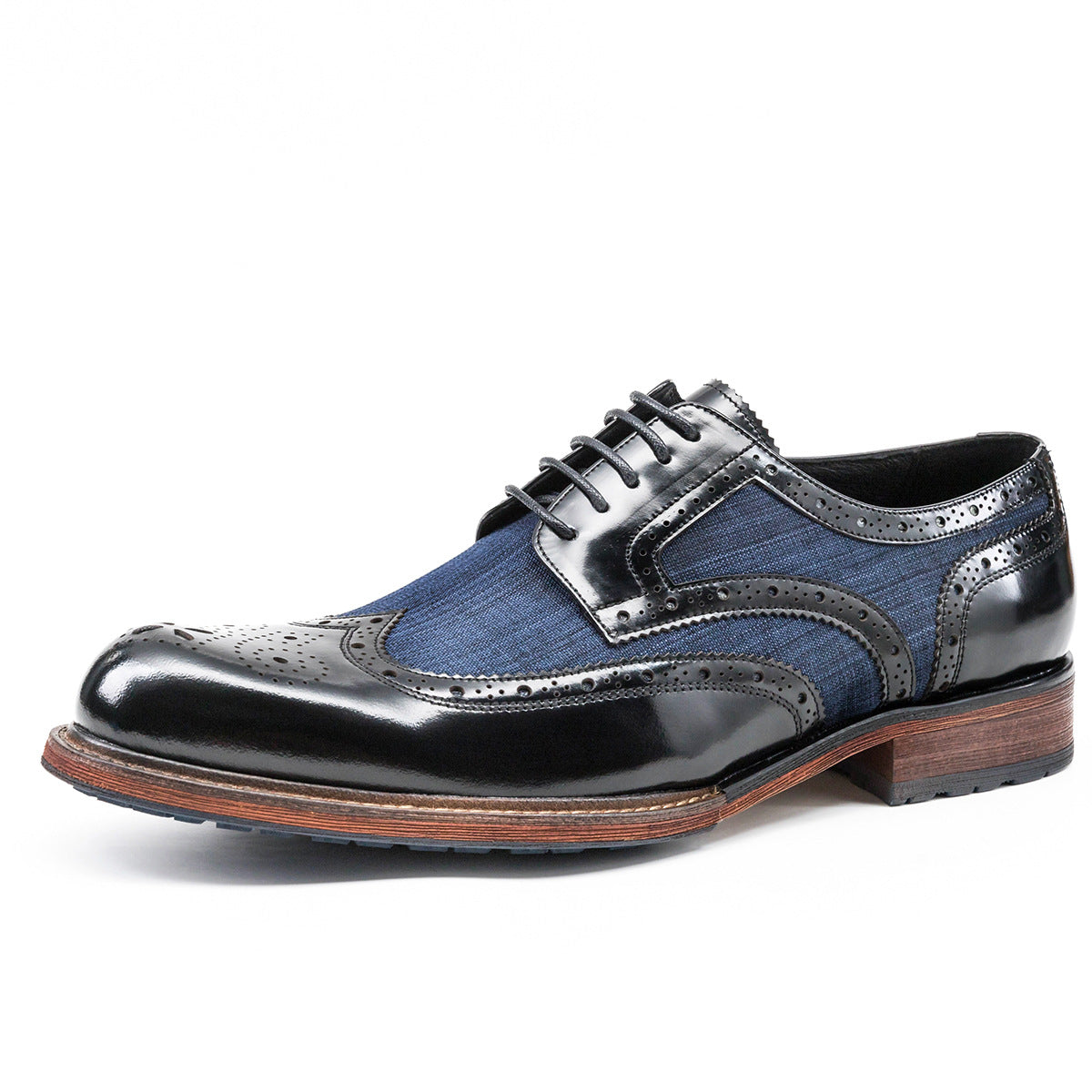 Men's Brogue Business Korean Trend Multicolor Casual Shoes