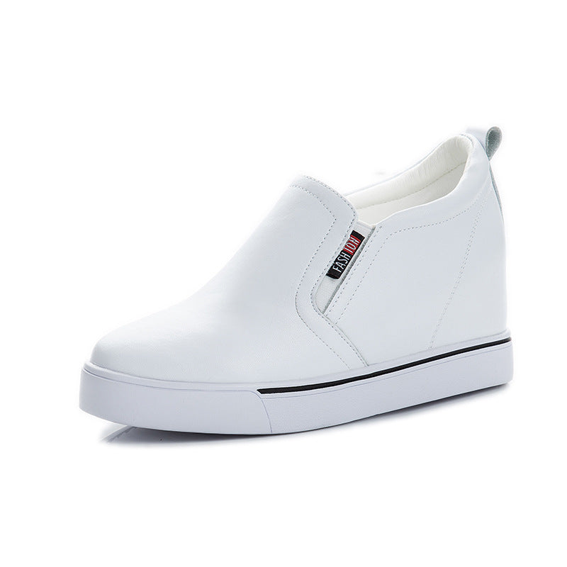 Women's Height Increasing Insole Korean Style Slimming Casual Shoes