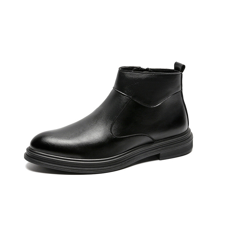 Men's Martin British Style Trendy Fashion Middle Boots