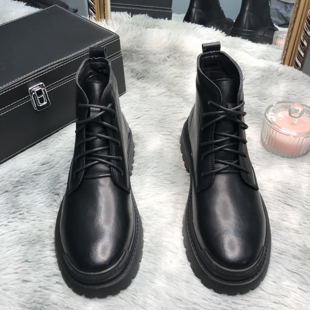 Men's Martin British Style Worker Platform Combat Boots