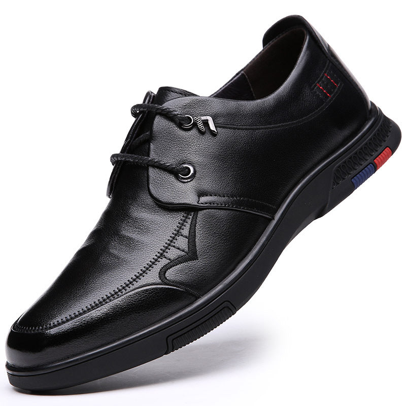 Men's Autumn Top Layer Cowhide Soft Genuine Casual Shoes