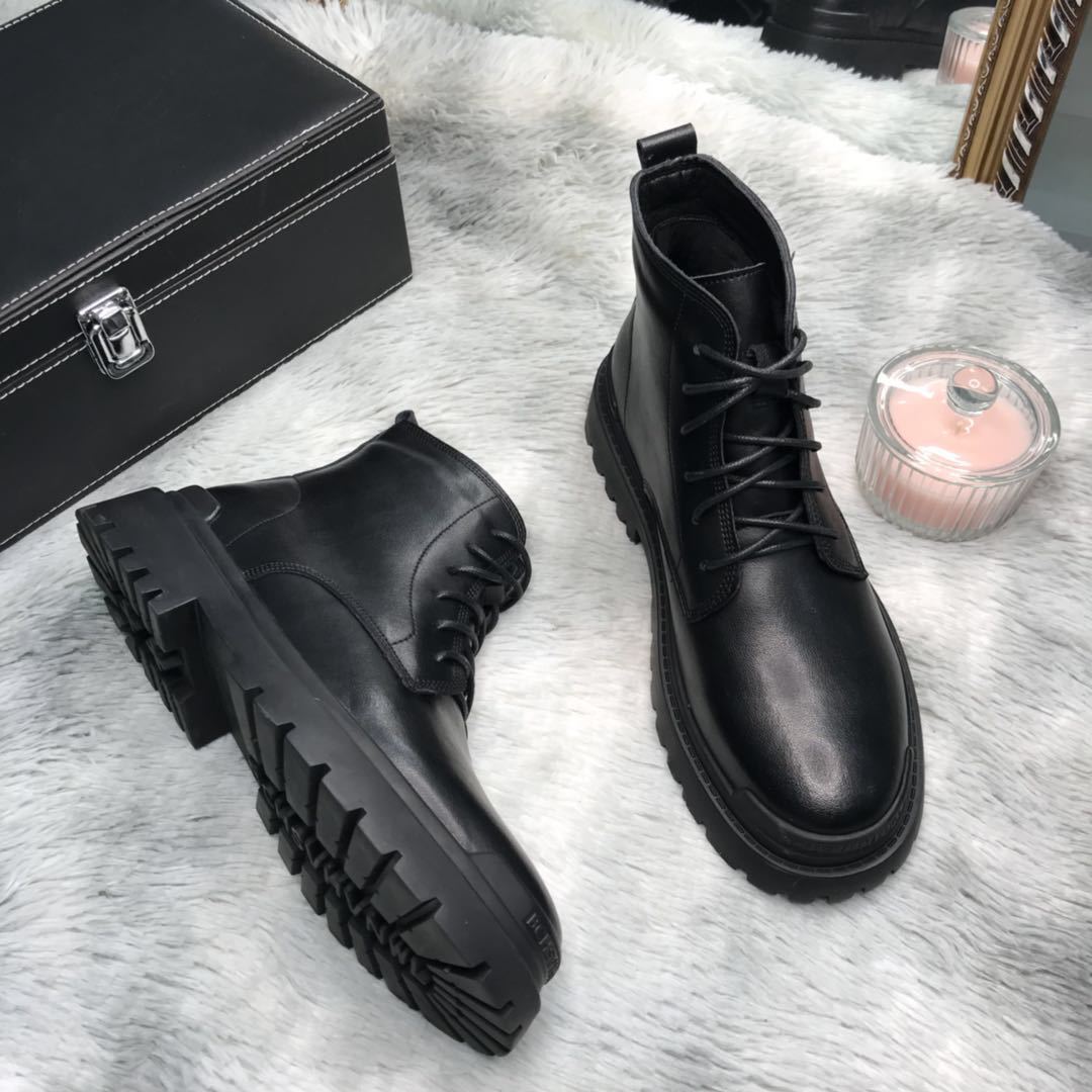 Men's Martin British Style Worker Platform Combat Boots