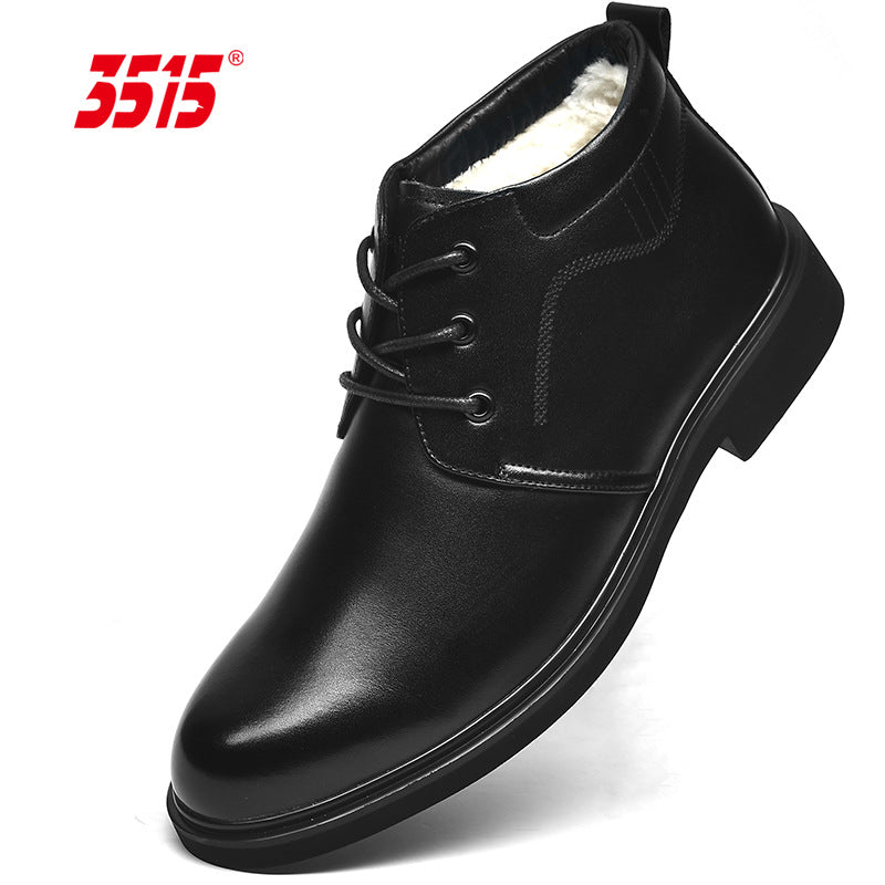 Men's Strong Real With Fleece Lining Fleece-lined Men's Shoes
