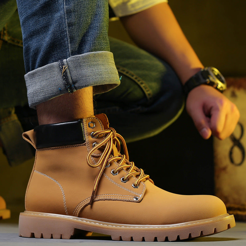 Men's Worker Winter Martin British Style Desert Sneakers