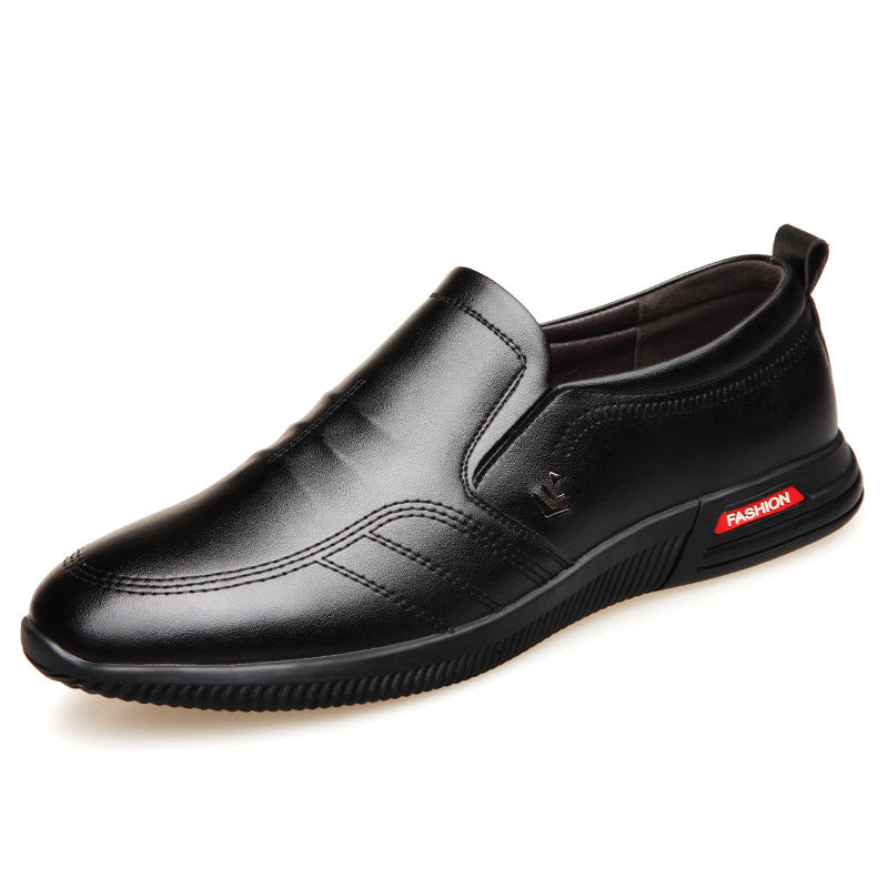 Men's Business Hight Increasing Invisible Height Insole Leather Shoes