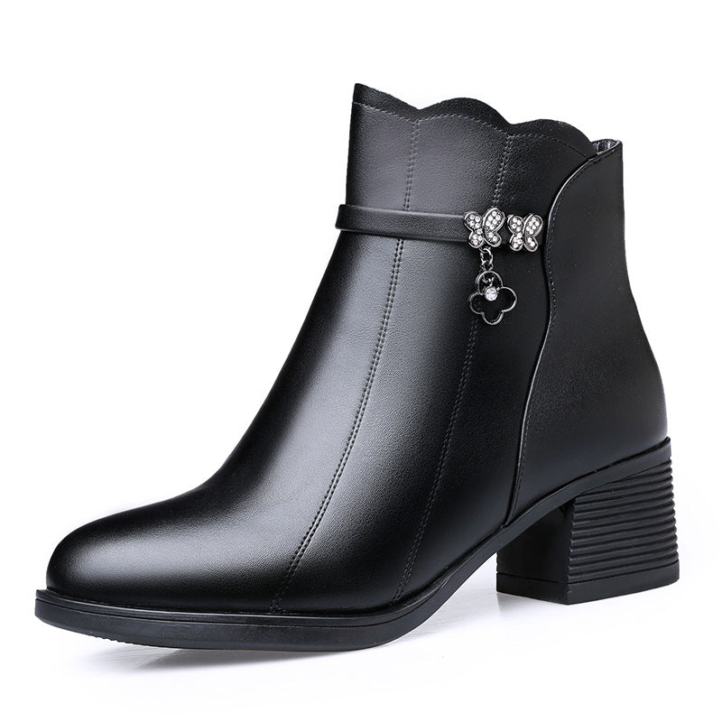 Women's Cotton Thickened Plus Veet Soft Bottom Boots