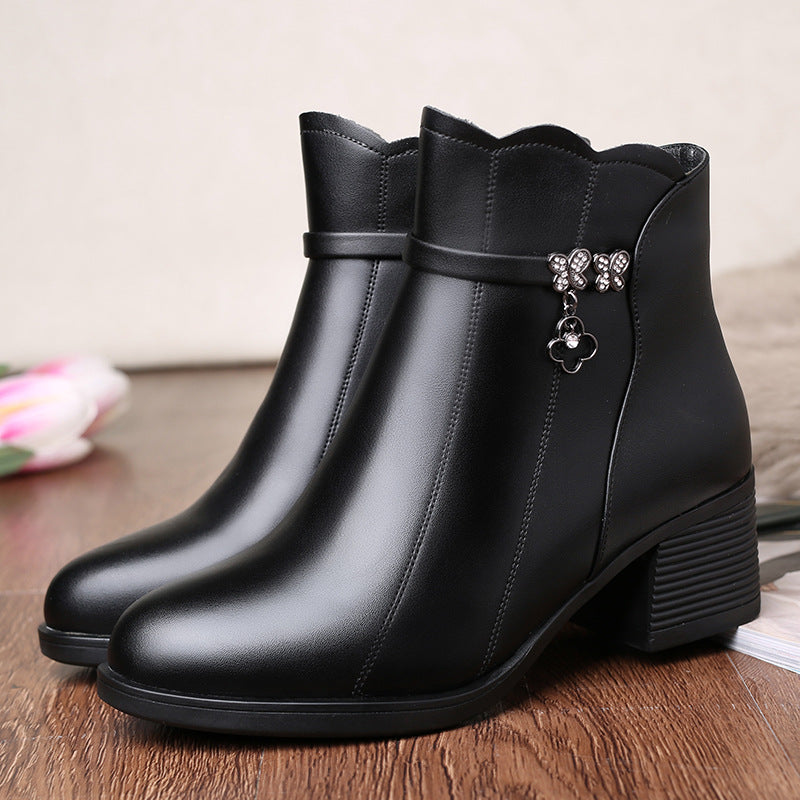 Women's Cotton Thickened Plus Veet Soft Bottom Boots